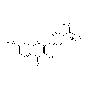 ST070868 2-[4-(tert-butyl)phenyl]-3-hydroxy-7-methylchromen-4-one