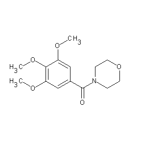 ST072000 trimetozine; 4-(3,4,5-Trimethoxybenzoyl)morpholine