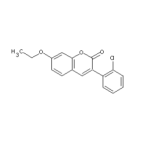 ST073193 3(2'-Chlorophenyl)-7-ethoxycoumarin, 