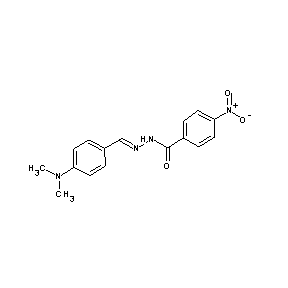 ST073755 N-{(1E)-2-[4-(dimethylamino)phenyl]-1-azavinyl}(4-nitrophenyl)carboxamide