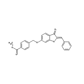ST074501 4-(2-Benzylidene-3-oxo-2,3-dihydro-benzofuran-6-yloxymethyl)-benzoic acid methyl ester