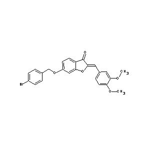 ST074530 6-(4-Bromo-benzyloxy)-2-(3,4-dimethoxy-benzylidene)-benzofuran-3-one