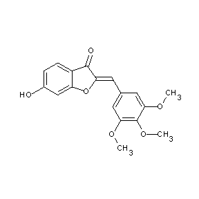 ST074531 6-Hydroxy-2-(3,4,5-trimethoxy-benzylidene)-benzofuran-3-one
