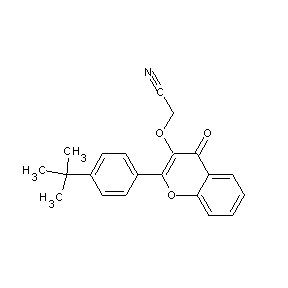 ST076515 [2-(4-tert-Butyl-phenyl)-4-oxo-4H-chromen-3-yloxy]-acetonitrile