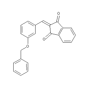 ST076542 2-[3-(benzyloxy)benzylidene]-1H-indene-1,3(2H)-dione