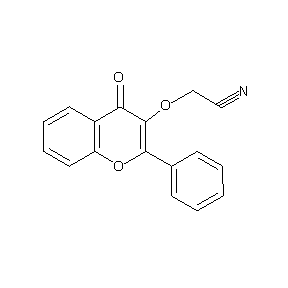ST076545 (4-Oxo-2-phenyl-4H-chromen-3-yloxy)-acetonitrile