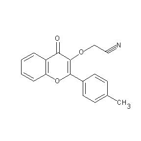 ST076550 (4-Oxo-2-p-tolyl-4H-chromen-3-yloxy)-acetonitrile
