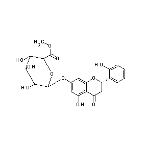ST077103 methyl 6-[(2S)-5-hydroxy-2-(2-hydroxyphenyl)-4-oxochroman-7-yloxy]-3,4,5-trihy droxy-2H-3,4,5,6-tetrahydropyran-2-carboxylate