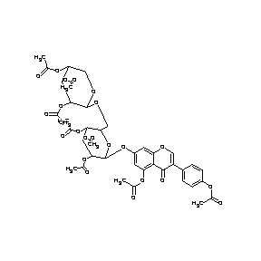 ST077132 Genistein -7-O-Glc-Xyl, Acetate
