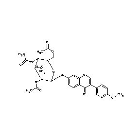 ST077135 {3,4,5-triacetyloxy-6-[3-(4-methoxyphenyl)-4-oxochromen-7-yloxy]-2H-3,4,5,6-te trahydropyran-2-yl}methyl acetate