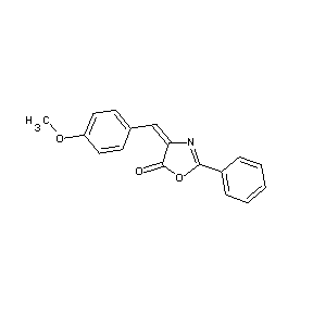 ST4006991 4-[(4-methoxyphenyl)methylene]-2-phenyl-1,3-oxazolin-5-one