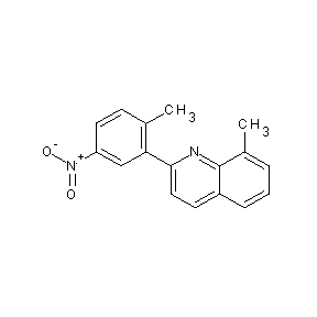 ST4029900 8-methyl-2-(2-methyl-5-nitrophenyl)quinoline