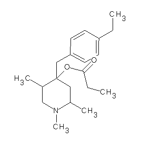 ST4029928 4-[(4-ethylphenyl)methyl]-1,2,5-trimethyl-4-piperidyl propanoate