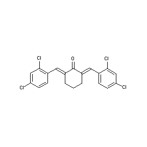 ST4036798 2,6-bis[(2,4-dichlorophenyl)methylene]cyclohexan-1-one