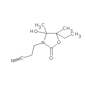 ST4038601 3-(5-ethyl-4-hydroxy-4,5-dimethyl-2-oxo-1,3-oxazolidin-3-yl)propanenitrile