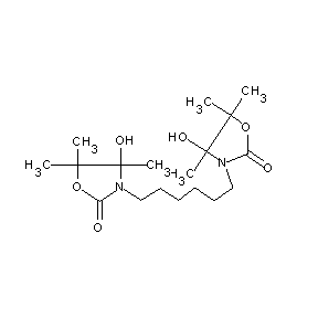 ST4056015 4-hydroxy-3-[6-(4-hydroxy-4,5,5-trimethyl-2-oxo(1,3-oxazolidin-3-yl))hexyl]-4, 5,5-trimethyl-1,3-oxazolidin-2-one