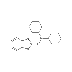 ST4082153 benzothiazol-2-ylthiodicyclohexylamine