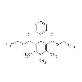 ST4082174 ethyl 5-(ethoxycarbonyl)-1,2,6-trimethyl-4-phenyl-1,4-dihydropyridine-3-carbox ylate