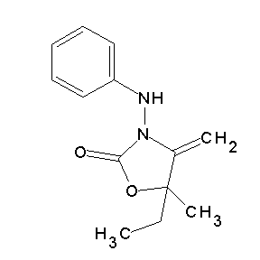 ST4096648 5-ethyl-5-methyl-4-methylene-3-(phenylamino)-1,3-oxazolidin-2-one