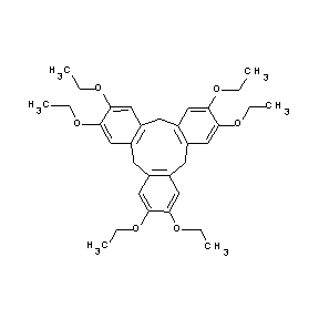 ST4108447 2,3,7,8,12,13-hexaethoxy-5,10,15-trihydrotribenzo[a,d,g][9]annulene