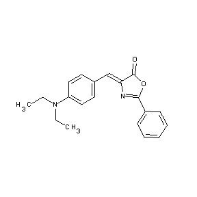 ST4125136 4-{[4-(diethylamino)phenyl]methylene}-2-phenyl-1,3-oxazolin-5-one