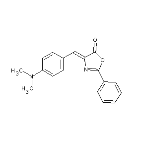 ST4125137 4-{[4-(dimethylamino)phenyl]methylene}-2-phenyl-1,3-oxazolin-5-one