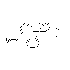 ST4127270 5-methoxy-3,3-diphenyl-3-hydrobenzo[b]furan-2-one