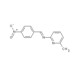 ST4128913 2-[(1E)-2-(4-nitrophenyl)-1-azavinyl]-6-methylpyridine