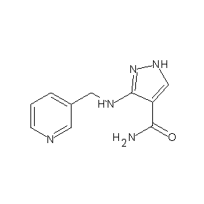ST4132508 3-[(3-pyridylmethyl)amino]pyrazole-4-carboxamide