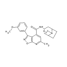 ST45132285 [3-(3-methoxyphenyl)-6-methylisoxazolo[5,4-b]pyridin-4-yl]-N-(8-methyl-8-azabi cyclo[3.2.1]oct-3-yl)carboxamide