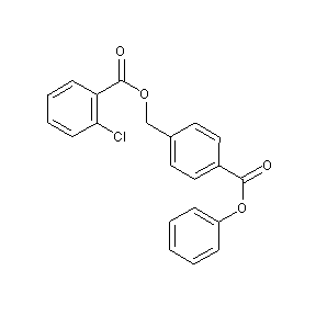 ST45132337 phenyl 4-[(2-chlorophenylcarbonyloxy)methyl]benzoate