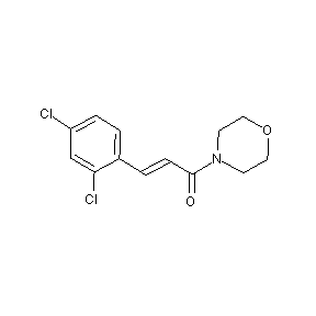 ST45188393 (2E)-3-(2,4-dichlorophenyl)-1-morpholin-4-ylprop-2-en-1-one