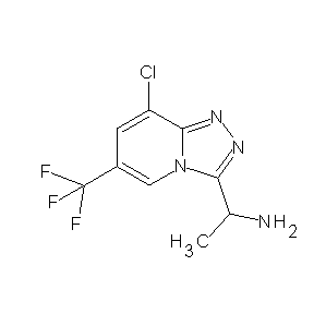 ST50760518 1-[8-chloro-6-(trifluoromethyl)-4-hydro-1,2,4-triazolo[4,5-a]pyridin-3-yl]ethy lamine