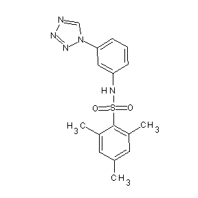 ST50760672 (3-(1,2,3,4-tetraazolyl)phenyl)[(2,4,6-trimethylphenyl)sulfonyl]amine